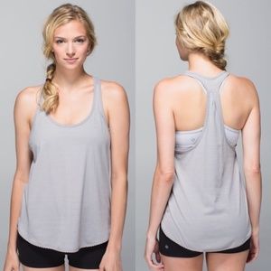 Lululemon F Singlet *Silver Heathered Medium Grey size 6